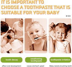 Assorted fruit flavors for kids toothpaste