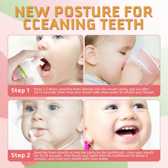 Kid-friendly toothpaste safe for gums illustration