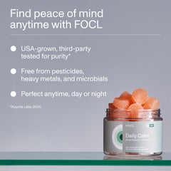 Nutrition detail showing 25 mg per gummy