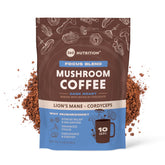 360 Nutrition Focus Blend instant mushroom coffee box and cup