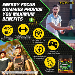 Nutrition label showing 70mg caffeine per gummy
