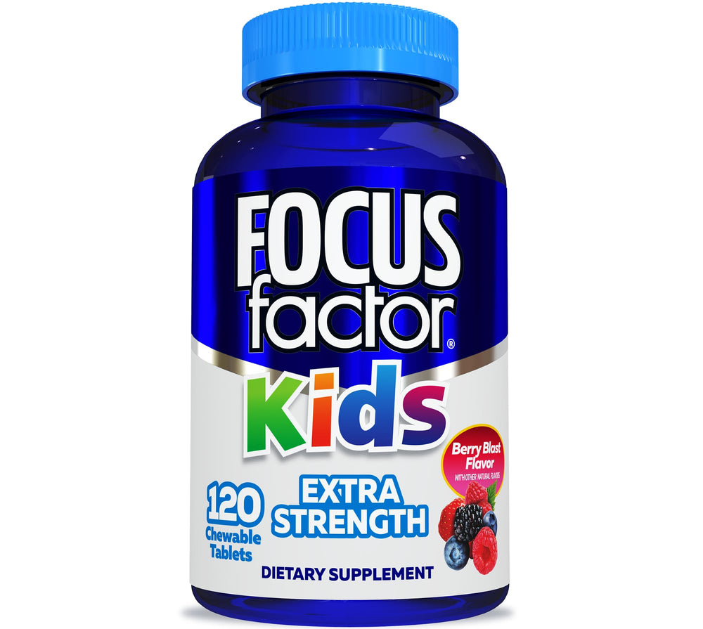 Focus Factor Kids brain health chewables bottle