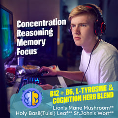 Nutrition facts and ingredients of Focus Memory & Energy Gummies