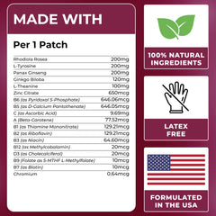 Close-up of the patch adhesive on the skin.