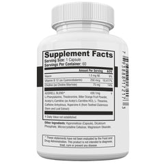 Focus Pep Addrell pills closeup showing a fast-acting cognitive boost for memory and focus.