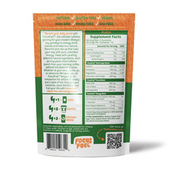 Assorted FocusFuel Peach Flavor Energy Chews pieces on surface