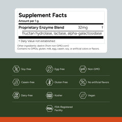 Using FODZYME powder with a Meal for digestion support