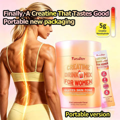 Foesdker stick beside measuring scoop showing exact 5,000 mg creatine serving