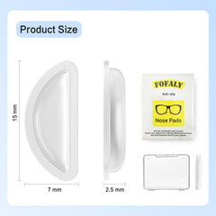 Nose pad adhesive attachment demonstration