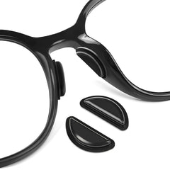 Nose pads compatible with plastic frames and sunglasses