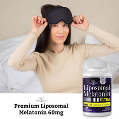 Fogoro Melatonin 60mg liposomal softgels close-up
