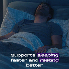 Foil blister pack containing melatonin strips.