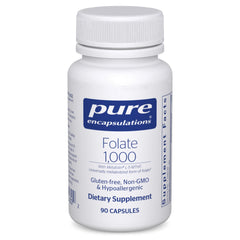 Folate 1000 Metafolin (L-5-MTHF) capsule hero image