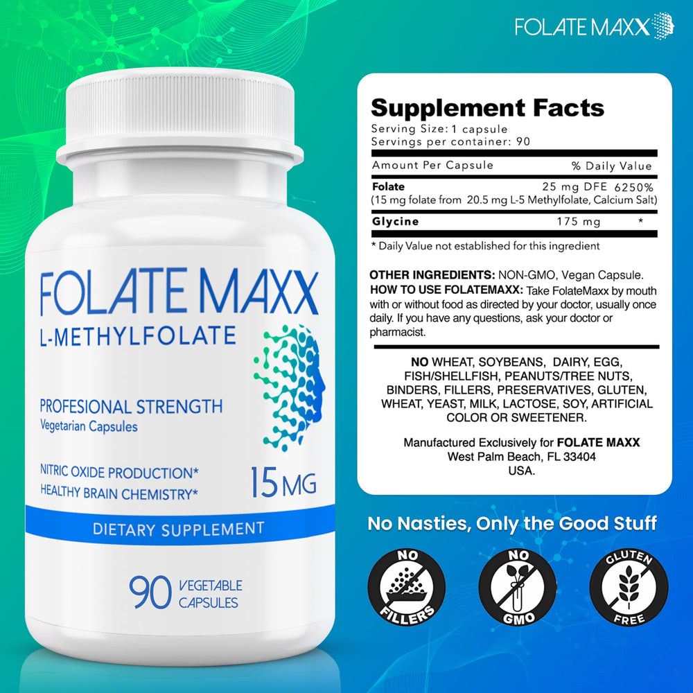 Close-up graphic of active 5-MTHF folate