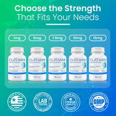 Doctor-formulated folate supplement concept image