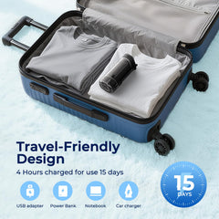 IPX7 waterproof cordless operation for shower use