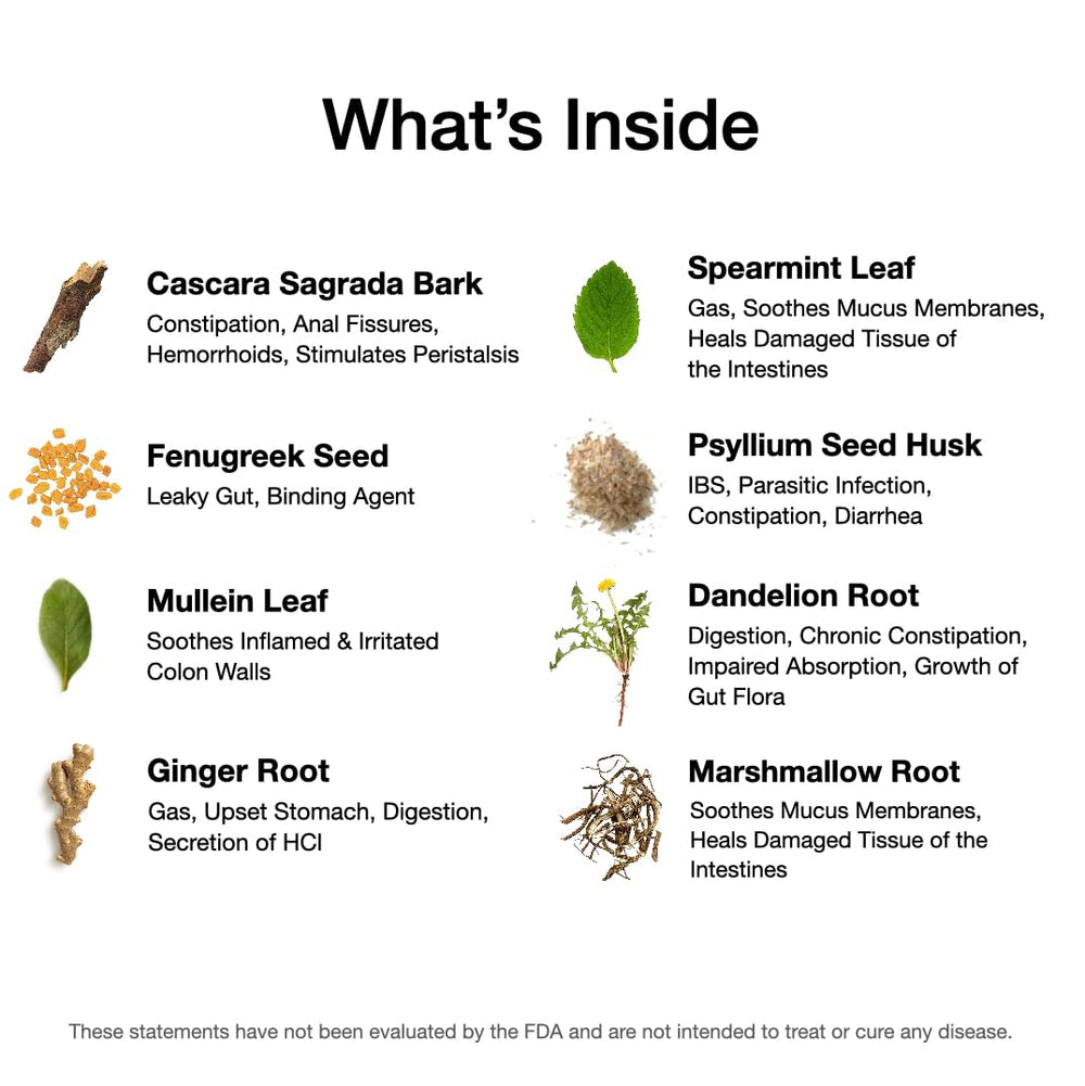 Organic marshmallow root in the herbal blend