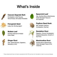 Organic marshmallow root in the herbal blend