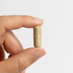 Vegan and kosher certification icons on the product label