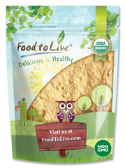 Front view of Food to Live Organic Maca Powder 1 lb