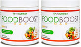 FoodBoost MAX 2-pack bottle label showing 1300mg per serving
