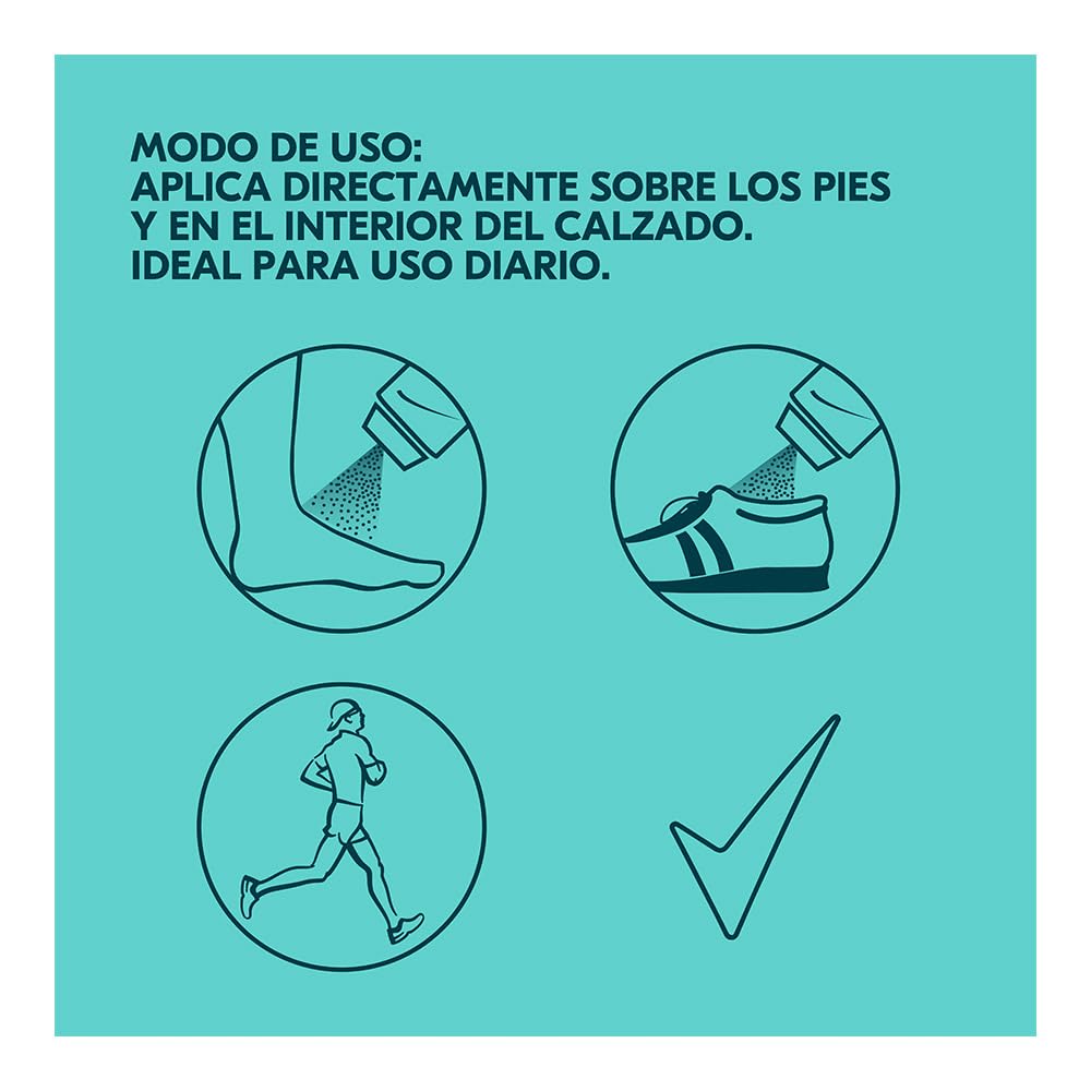 Open tub with white powder visible