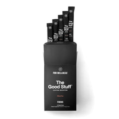 Ingredients and nutrition label for The Good Stuff Focus