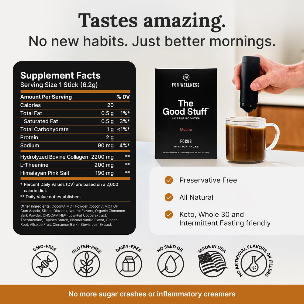 Close-up of mocha-flavored creamer texture