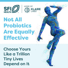 Illustration of daily probiotic use for women and men