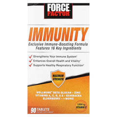Force Factor Immunity bottle - front view