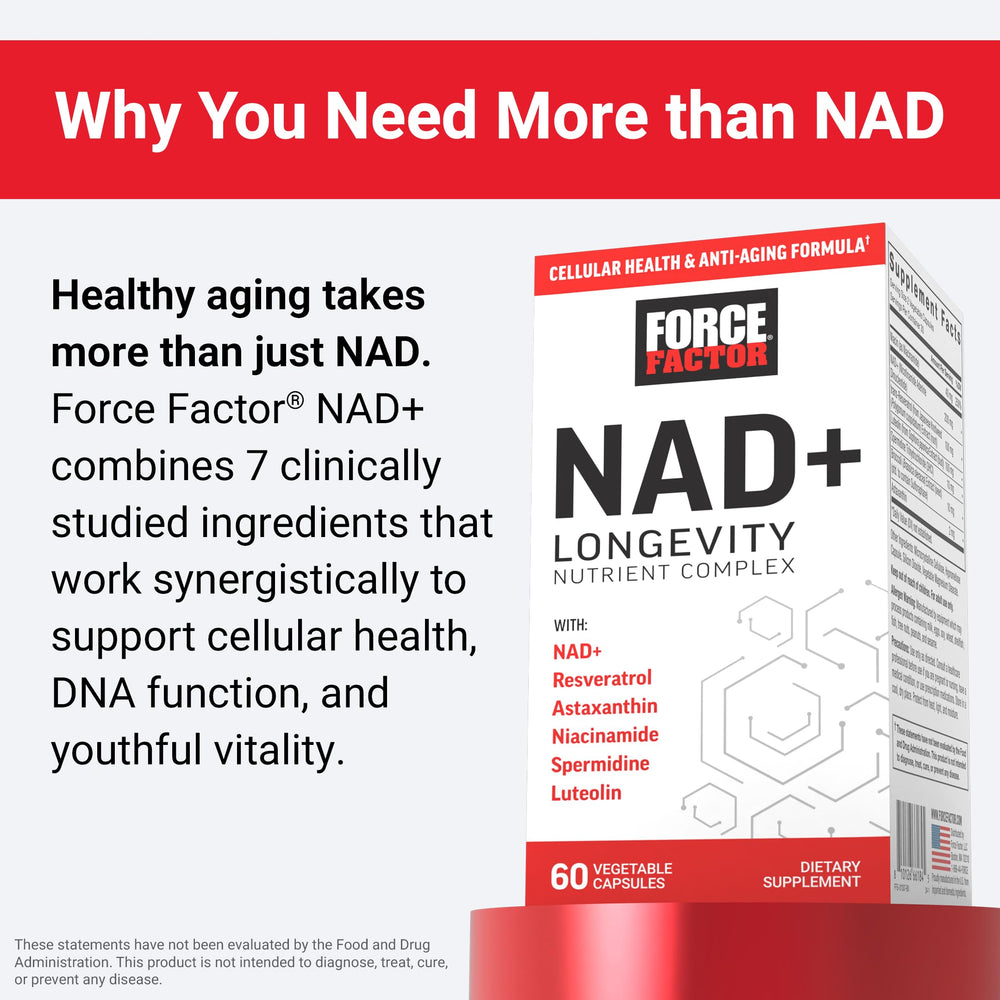 NAD+ molecule illustration representing cellular energy