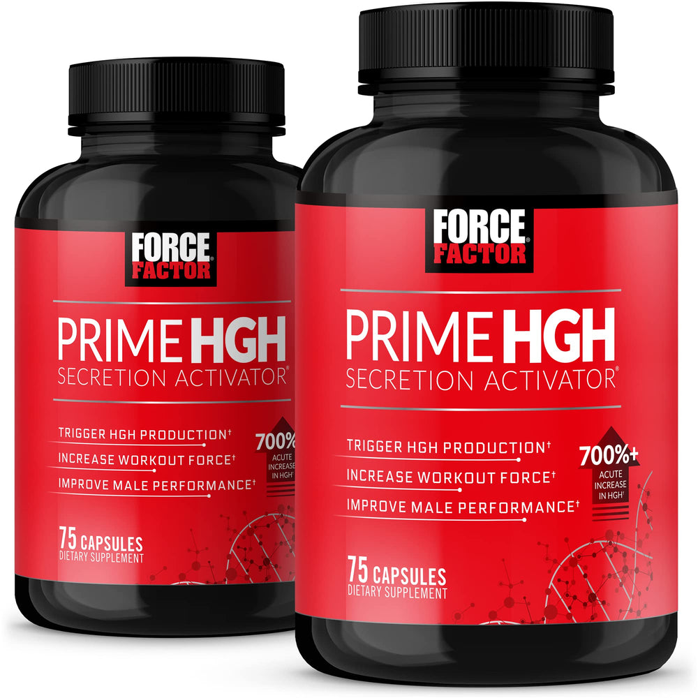 Force Factor Prime HGH Secretion Activator bottle – front view