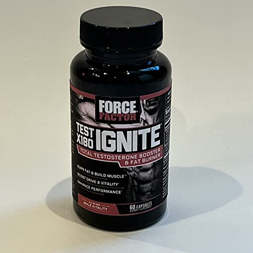 Force Factor Test X180 Ignite daily-use routine showing consistent supplementation.