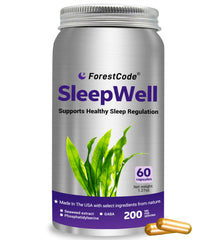 ForestCode Sleep Aid bottle with Melatonin-Free label
