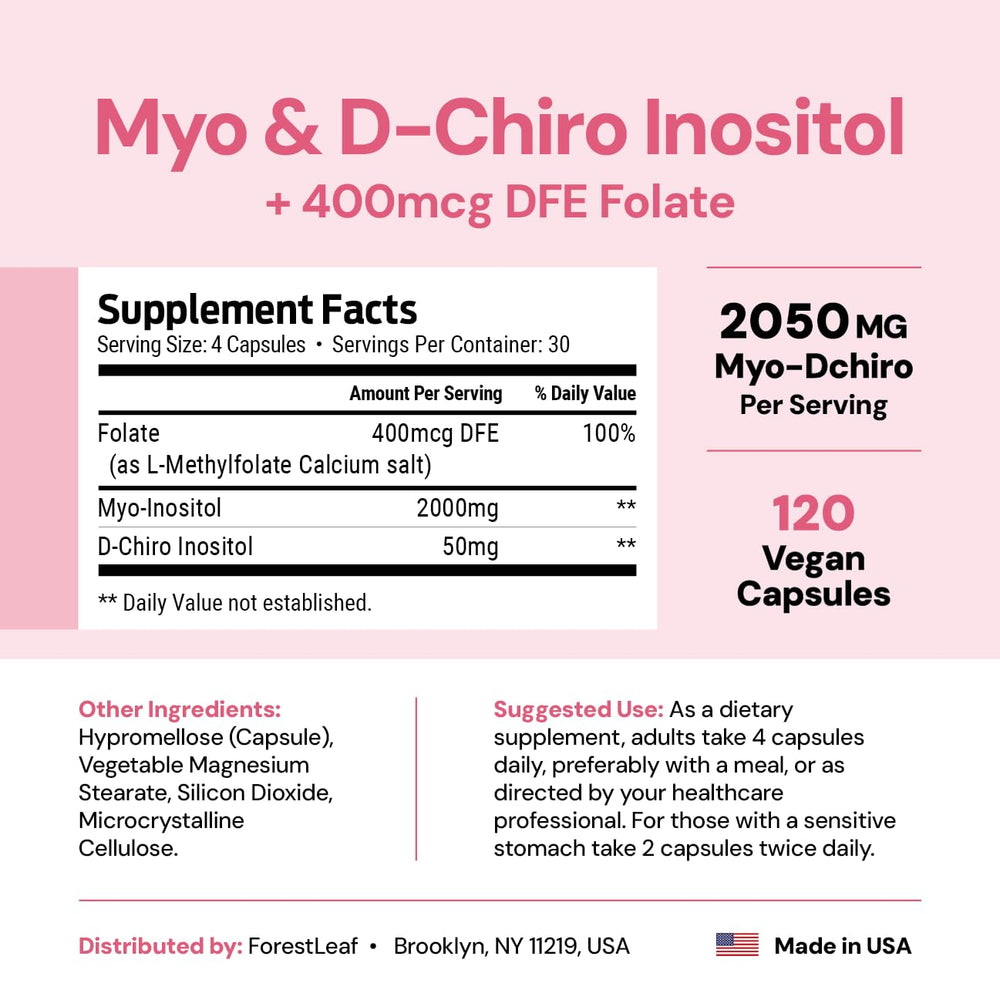 ForestLeaf clear supplement label and ingredient list for transparency and trust