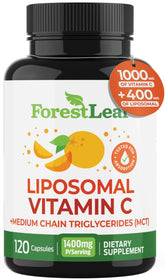 ForestLeaf Liposomal Vitamin C 1000mg capsules front view