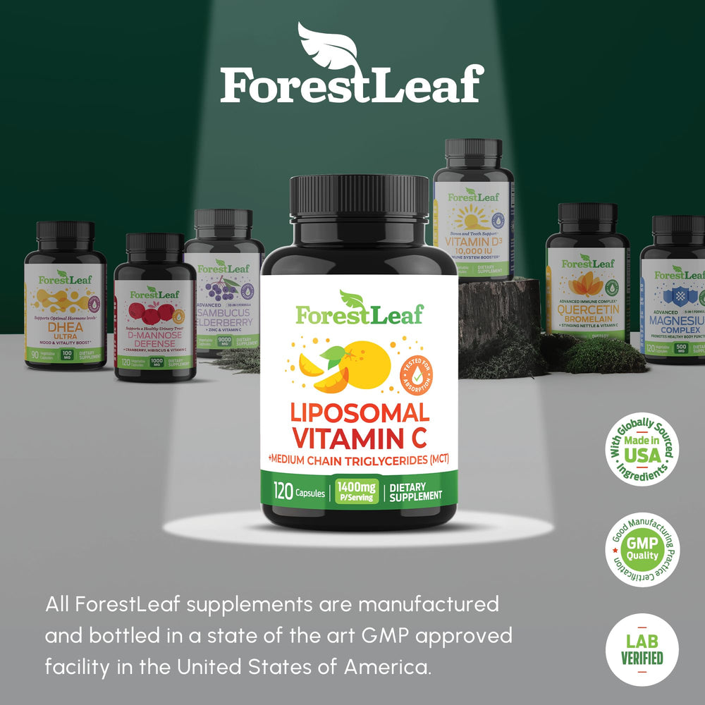 Contains MCT oil fatty acids and liposomal vitamin C