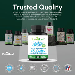 Bottle front label highlighting 240 capsules