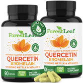 ForestLeaf Quercetin + Bromelain 1350mg bottle label