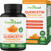 ForestLeaf Quercetin with Bromelain 1350mg bottle on white background