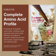 Nutrition label highlighting 17g protein per serving