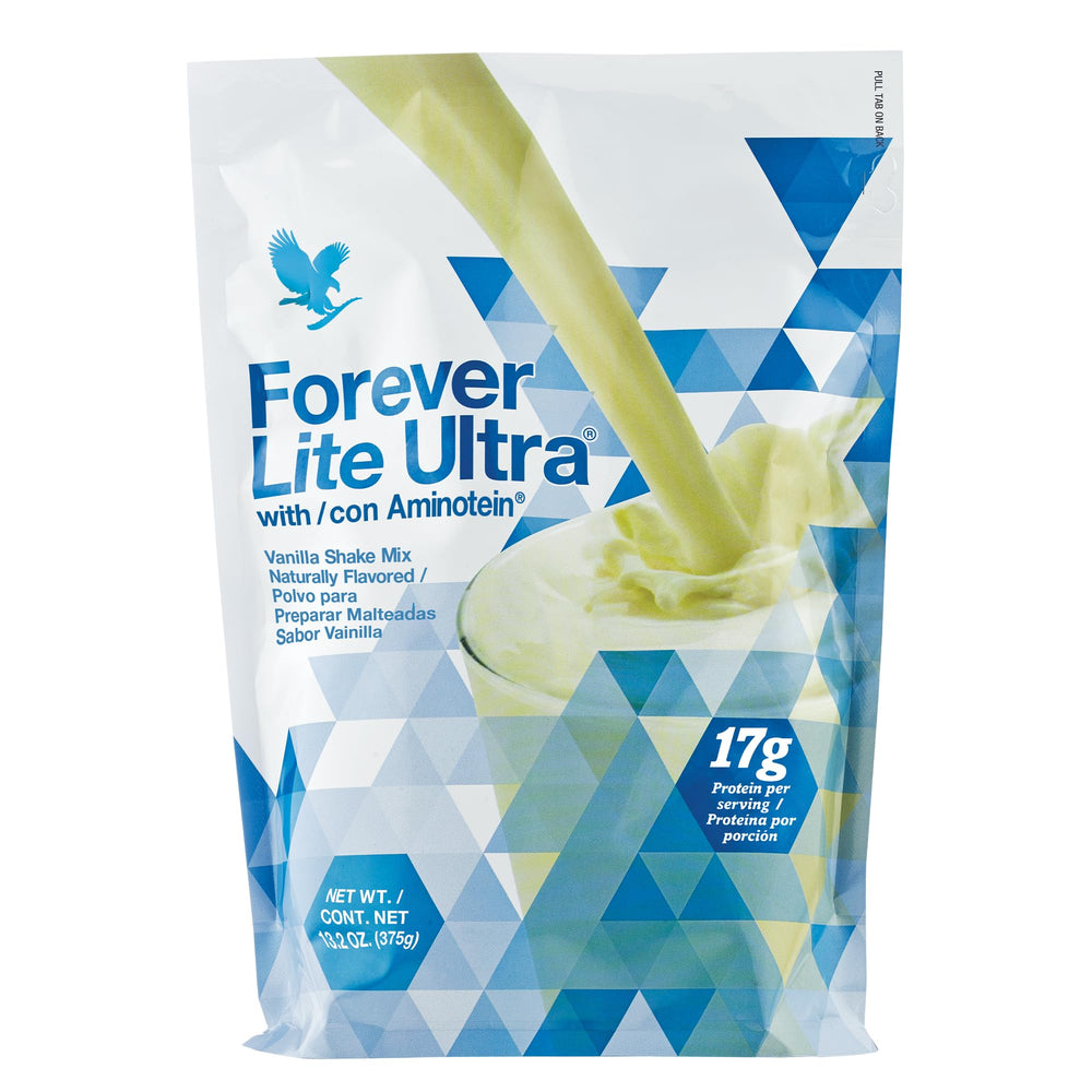 Forever Living Ultra Vanilla Protein Shake 13.2 oz bottle—creamy on-the-go nutrition for a satisfying protein boost.