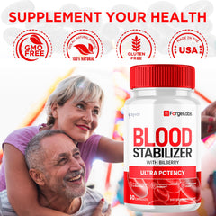Close-up of ForgeLabs Blood Stabilizer Capsules packaging