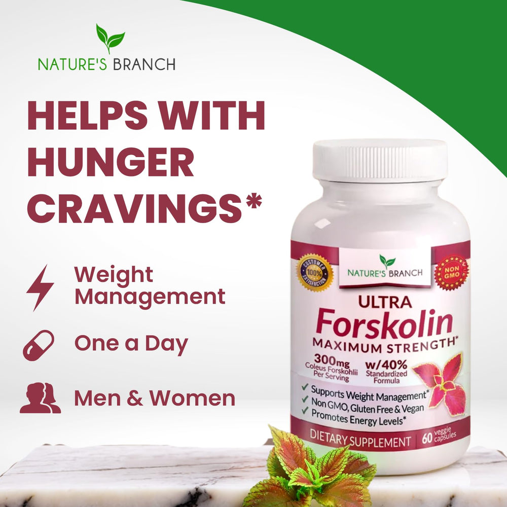 Gluten-free, sugar-free, dairy-free Forskolin product