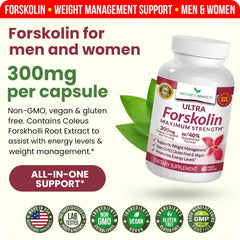 Vegan, non-GMO Forskolin capsules (60-count)