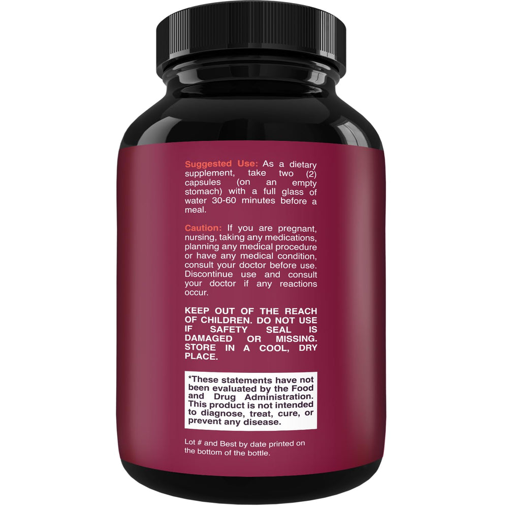 Forskolin weight loss capsules on white background