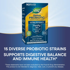 Packaging may vary note for Fortify Optima Probiotic