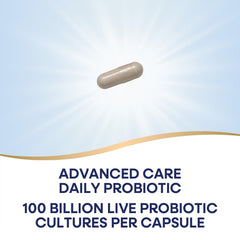 Graphic showing 15 probiotic strains used in Fortify Optima