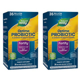 2-pack Nature's Way Fortify Optima Probiotic bottle with 30 capsules