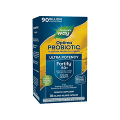 Nature's Way Fortify Optima Probiotic bottle for adults 50+ with 30 capsules